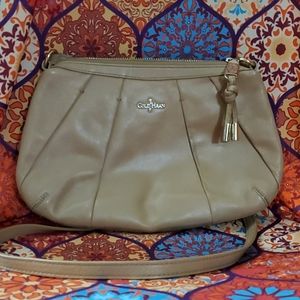 Leather cream Cole Haan bag